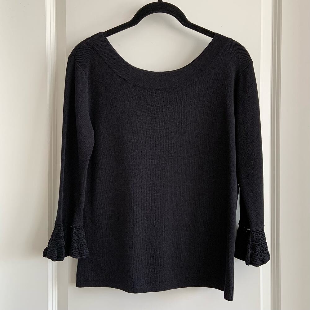 Euro-X Large Crochet Bell Sleeve Top